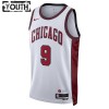 Camiseta Niños NBA Chicago Bulls Nikola Vucevic 9 2022-23 Nike City Edition Blanco Swingman